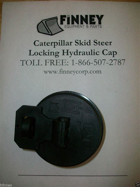 cat skid steer hydrolic oil cap for sale|one new hydraulic cap cat.